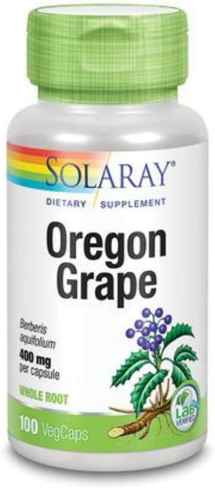 Solaray Oregon Grape Root - 400 mg - 100 Capsules 2