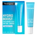 Neutrogena Hydro Boost Under Eye Cream, with Purified Hyaluronic Acid, Keeps Under Eye Area Looking Smooth & Hydrated, Fragrance Free and Non-Comedogenic, 0.5 oz