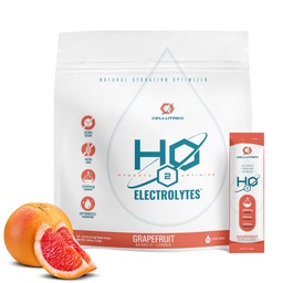 Cellutrex® H2O Electrolytes – Electrolyte Powder Drink Mix, Zero Sugar, Natural Salt Hydration Packets for Recovery and Wellness, Grapefruit, 20 Sticks