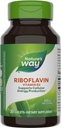 Nature's Way Riboflavin Vitamin B2, 400 mg per serving, Pack of 3