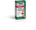 Curad Quickstop Flex-Fabric Bandages, Quickstop Bleeding Control Technology, 0.75" x 2.83", 30 Count (Pack of 3)