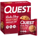 Quest Nutrition Chocolate Chip Muffin, 10g Protein, 2g Net Carb, Less than 1g Sugar, Protein Snack, 4 Count