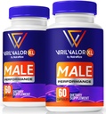 (2 Pack) Viril Valor XL Pills, Official Viril Valor XL for Men, Premium VirilValor XL Capsules, Natural Daily Support for Energy, Male Performance & Overall Well-Being, VirilValorXL (120 Capsules)