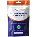 Vitamatic Lactobacillus Plantarum Probiotic Powder - Digestive Health Support - 100 Gram (3.5 OZ) - 100 Servings