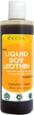 Kacia Pure Soy Lecithin Liquid | Vegan Lecithin 8 oz | Natural Food Grade Emulsifier & Stabilizer for Baked Goods & Chocolates | Lecithin Soy Moisturize in Skin & Hair Cosmetics Creations