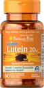 Puritan's Pride Lutein 20 mg with Zeaxanthin 60 Softgels
