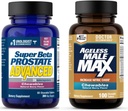 Super Beta Prostate Advanced and Ageless Male Max Nitric Oxide Booster Chewable Supplements