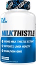 Evlution EVL Silymarin Milk Thistle Capsules - Supplement for Optimal Liver Cleanse Detox & Repair - Herbal Liver Support Supplement with Pure Milk Thistle Extract - 60 Non-GMO Veggie Capsules