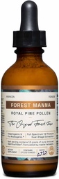 RAW Forest Foods Forest Manna Royal Pine Pollen Tincture – 1:2 True Dual-Stage Extraction – Pure Pine Pollen – Only from 2 Fl Ounce Bottle