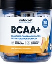Nutricost BCAA+ Hydration Peach Mango Flavor (20 Stickpacks) - Branched Chain Amino Acids with Hydration Complex - Gluten-Free, Non-GMO