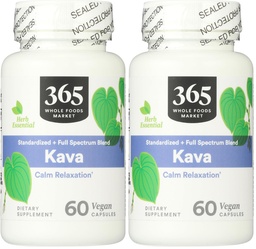365 By Whole Foods Market, Kava, 60 Count (Pack of 2)