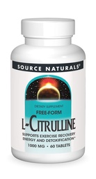 Source Naturals L-Citrulline - Supports Exercise Recovery, Energy and Detoxification*, 1,000 mg - 60 Tablets