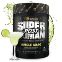 Alpha Lion Superhuman Post Workout Powder, Muscle Builder Drink, Creatine Monohydrate + More for Lean Muscle Growth, Strength & Volume, Supplement for Women & Men (25 Servings, Muscle Marg)