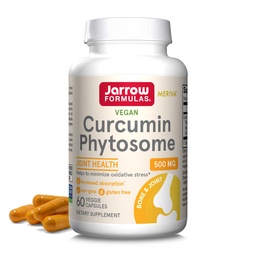 Jarrow Formulas Curcumin Phytosome Nutritional Supplements, 500 mg, 60 Count