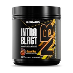 NutraBio Intra Blast Bcaa Powder Amino Acid Supplement, Electrolyte & Hydration Blend, Intra, Pre Workout & Muscle Recovery, 20g Eaa Amino Acids Powder, 5g Glutamine- Sweet Tea, 30 Serving