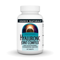 Source Naturals Hyaluronic Joint Complex with Glucosamine, Chondroitin & MSM Extra Strength - 60 Tablets