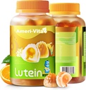 Sugar Free Lutein 5mg Gummies for Eyes Health: with 1mg Zeaxanthin, Lutein Supplements Eye Vitamins Filled Gummies Lutein Supplement for Vision and Blue Light Protection,Orange Flavor, 60 Count