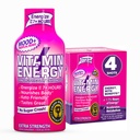 Vitamin Energy Mood+ Extra Strength Energy Shot Tropical Berry 4 Pack, 260mg Natural Caffeine, B-Vitamins, Rhodiola, Chamomile, Mood & Energy Support, Zero Sugar, Gluten-Free, Vegan, 1.93 fl oz