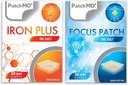 Iron Plus & Focus Topical Patch Bundle - 30 Days Supply