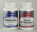 Anabol Naturals Meta GHR Stack: Metaboplex 120 caps, 600 mg and Amino GHReleasers120 caps, 800 mg
