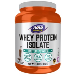 NOW Foods Whey Protein Isolate Protein Powder Chocolate, 816g