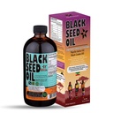 Ethiopian Black Seed Oil - 3.43% Thymoquinone Cold-Pressed Black Cumin Seed from Pure Nigella Sativa - First Pressing Blackseed Non-GMO Improved - 16 Oz Glass Bottle Sweet Sunnah