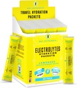 KEY NUTRIENTS Multivitamin Electrolytes Hydration Packets - Refreshing Lemonade Post Workout and Recovery 40 Pack - No Sugar, No Calories - Travel Hydration Powder