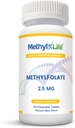 L-Methylfolate 2.5 - L-5-MTHF as Magnafolate-C (2,500 mcg per tablet) - [90 chewable tablets]