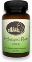 Silkie Prolonged Flow Supplement - Hormonal Balance Support, Decreases & Regulates Menstrual Cycle, Hot Flashes & Night Sweats Relief, 300 Count