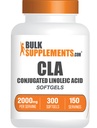 BulkSupplements.com Conjugated Linoleic Acid Softgels - CLA Supplements, CLA 2000mg, CLA Safflower Capsules, CLA Pills - 2 CLA Softgels per Serving, 150-Day Supply, 300 Softgels