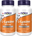 NOW Supplements, L-Lysine (L-Lysine Hydrochloride) 500 mg, Amino Acid, 100 Count(Pack of 2)