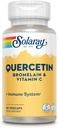 SOLARAY Quercetin, Bromelain & Vitamin C, 60 VegCaps