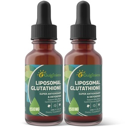 Liposomal Glutathione, Superior Absorption, Liquid Glutathione Supplement, Powerful Antioxidant, Liver Detox, Immune Enhancer, Soy-Free, Non-GMO, Vegan & Gluten Fre, 4 fl.oz,1500 mg