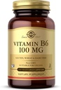 Solgar Vitamin B6 100 mg, 250 Vegetable Capsules