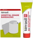 Terrasil Wound Care First Aid Kit: Medical Bandage & Wound Healing Ointment, Infection Protection for Bed Sores, Pressure Sores, Ulcers, Blisters, Cuts. Dermatologist-Tested (0.5oz, 2"x18" Bandage)